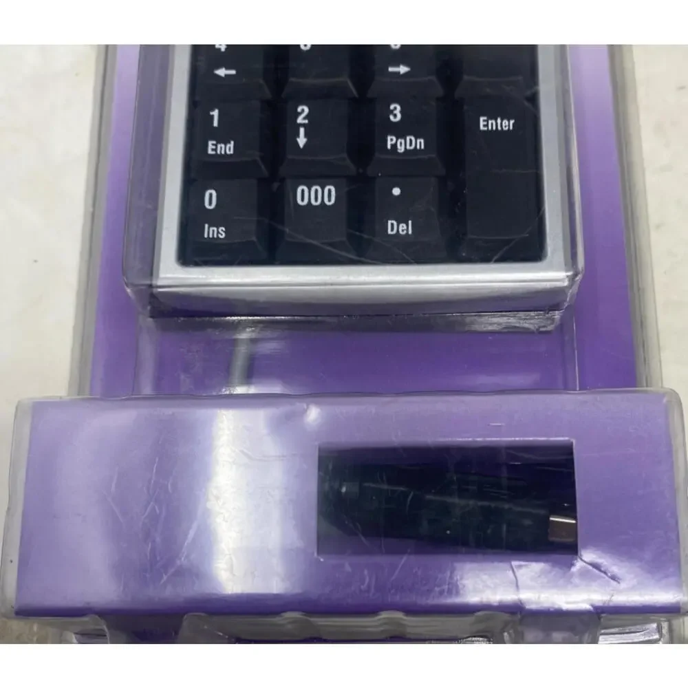 D&W 2 USB Ports USB Mini Detachable Keypad with 2 Port USB Hub